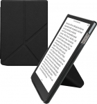 kwmobile &uuml;mbris &uuml;hildub Pocketbook InkPad 4 / Color 3 / Color 2 / Vivlio InkPad 4 / InkPad Color 3 &uuml;mbrisega - Kunstnahast &uuml;mbris - eReader kaitsekott - kate must