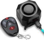 ZEXMTE jalgrattah&auml;ire USB laetav jalgrattah&auml;ires&uuml;steem koos kaugjuhtimispuldiga 110 dB vargusevastane mootorratta h&auml;ires&uuml;steem e-jalgrattale, motorollerile, jalgrattale, mootorrattah&auml;irele