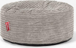 Lounge Pug Pouf Bean Bag 65 cm Round Mink Corduroy Fabric Comfortable Stool or Footstool