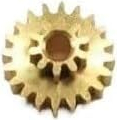 Modulritzel, Motorritzel, Motorritzel, Zahnrad, 2 St&uuml;ck, Duplex-Zahnr&auml;der, 0,2 Modul, 10 Z&auml;hne, 20 Z&auml;hne, Doppelmetall-Kupferzahnrad, 1 mm Bohrung, GS(10 20 hammast 0,99mm)