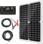 20 W, 12 V monokristalliline p&auml;ikesepaneel, p&auml;ikesepaneelide komplekt koos 10 A p&auml;ikeselaadija laadimiskontrolleriga fotogalvaanilised s&uuml;steemid p&auml;ikesepaneeliga haagissuvila, matkaauto, paadi jaoks