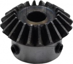 Viilhammasratas, moodul 1,5, 20 hammast, sisepuuriga 15/16/8 mm, 10, 12, 14, 90&deg; ajam, kommutatsioon, fikseeritud hammastusega kruvi (10 mm, 6 tk 1,5 m 20 hammast)