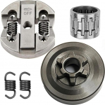 6 hammastega 52mm sidurikomplekt Zenoah Komatsu G2500, G2500, G2600, 25cc, 2500T, Hiina 2500, Timberpro jaoks Lawnflite jaoks Carlton bensiini kettsae asendusosa 2475-51200, 2841-51201