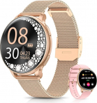 RUXINGX Naiste nutikell 1.27-tolline nutikell &uuml;mmargune telefonifunktsiooniga, 24H SpO2 s&uuml;dame l&ouml;&ouml;gisageduse monitor, spordikell koos uneseirega, 126 spordirežiimi, sammuloendur IP68 iOS Android, kinkekellad