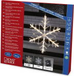 Konstsmide 4540-103 LED lumehelbeke akr&uuml;&uuml;l siluett, v&auml;listingimustes (IP44), patareiga: 4xAA 1,5 V (v.a.), 6 h taimeri, 24 sooja valget dioodi, l&auml;bipaistev kaabel.