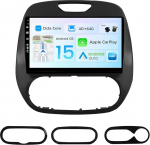 Android 12 IPS autoraadio sobib Renault Kaptur Captur (2014-2019) - 4G+64G - Sisseehitatud DSP/Carplay/Android auto - Kaamera + mikrofon - 9-tolline 2 DIN rooliratas WiFi DAB 360 kaamera Fast Boot