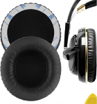 Steelseries Siberia V1, V2, V3 k&otilde;rvaklappide asendusk&otilde;rvaklapid / k&otilde;rvapadjad / k&otilde;rvaklapid / k&otilde;rvakatted / k&otilde;rvaklappide remonditarvikud (must nahk)