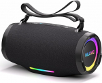 MLOVE E90 Leistungsstarker 80W Bluetooth-Lautsprecher mit RGB-Lichtern, IP65 Wasserdicht, TWS & Stereo-Sound f&uuml;r Outdoor-Partys, Multi-Spielmodes