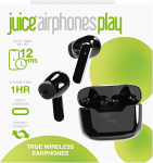 Juice Airphones Play juhtmevabad k&otilde;rvaklapid - Bluetooth, 14 tundi kogu m&auml;nguaega, 1 tund laadimisaega, 1 tund laadimisaega, kerge disain (must)