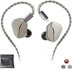 MP145 In-Ear Monitors, WDC Coengineered, Custom Fast 14.5mm Planar IEMs Wired Headphones, 3 pneumaatilist h&auml;&auml;lestusfiltrit, 9 erineva helistiili avamine paaris