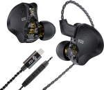 CCZ DC02 IEM Kopfh&ouml;rer mit Kabel USB C, 4N OFC Kabel Kopfh&ouml;rer USB C, In Ear Monitor 10-mm-Dual-Magnet DD, Gaming Earbuds mit PU und PET-Membran, Kraftvoller Bass In Ear Gaming Headset f&uuml;r PS5
