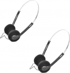 Retro Over-Ear k&otilde;rvaklapid, Vintage Feelings, Underwire, kerged retro k&otilde;rvaklapid, Hi-Fi stereok&otilde;rvaklapid enamiku mobiiltelefonide jaoks, mustad