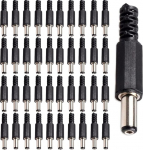 40tk DC pistik DC &otilde;&otilde;nes pistik adapter 5,5 mm x 2,5 mm DC Power pistik DC pistik jootmine DC Power Jack pistik Universal toiteallikas Media Player Audio Visual seadmed