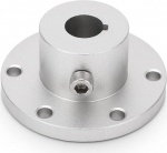 RC Key Hub Shaft Coupling, High Temperature Resistant Aluminium Alloy RC Key Hub Shaft Coupling, Silver Easy to Install RC Coupling Plug