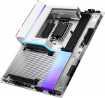 NZXT N9 Z890 - Intel Z890 LGA 1851 ATX Gaming emaplaat Core Ultra (Series 2) - 20+1+1, DDR5, 5X M.2, PCIe 5.0, Wi-Fi 7, 5GbE, Thunderbolt 4 - RGB, T&auml;ismetallist kate - Valge tr&uuml;kkplaat.