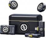 HollylandLark M2 traadita Lavalier mikrofon iPhone'ile/kaamerale/Androidile/PC-le - 48KHz/24-Bit Hi-Fi audio, 300m raadius, m&uuml;rav&auml;hendus, 40H t&ouml;&ouml;aeg, YouTube/Vlog/Streaming (2TX + 3RX+laadimiskohver)