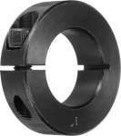 hankekaart Schaftmanschette 2,5 cm Bohrung Single Split Carbon Stahl Klemmbund Schaftmanschetten mit Stellschraube Schwarz