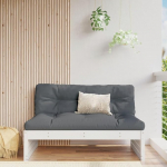 Homgoday Garden Middle Diivan White 120x80cm Solid Wood Pine Diivanid Outdoor Bed Diivan Diivan Garden Diivan Elutuba Patio Outdoor m&ouml;&ouml;bel