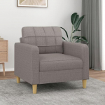 Tidyard Diivan tool Diivan diivan kangas diivan k&uuml;lalisdiivan Lounge diivan polsterdatud diivan tool elutuba diivan klubi diivan iste m&ouml;&ouml;bel elutuppa magamistuba kontor korter Taupe 60 cm kangas