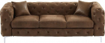 Vente-unique - 3-kohaline Chesterfield diivan - Mikrokiud - Vintage Leather Look - Edwina