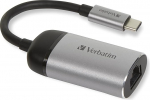 Verbatim USB-C Gigabit Ethernet adapter - v&otilde;rguadapter seadmete &uuml;hendamiseks v&otilde;rku kaabli kaudu, kaasa arvatud 10 cm USB-C kaabel