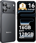 Blackview Wave 7C Handy Ohne leping, Android 16 nutitelefon, 16GB+128GB/2TB, 32MP+13MP KI Kamera, 6.56" Handy G&uuml;nstig, 5000mAh Simlockfreie Handys, 4G Dual SIM/WIFI 5G/Face ID/IP54/GPS/3Jahre garantii