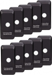 Retekess TD157 restorani kutsungi vastuv&otilde;tja, mis &uuml;hildub Retekess TD157 traadita kutsungis&uuml;steemiga 300 mAh 48 tundi 300 M Cafe Pizzeria Hotel Hospital (must, 10 kutsungi)