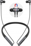 MORMOQUE kaelarihmaga Bluetooth k&otilde;rvaklapid, traadita k&otilde;rvaklapid magnetilise l&uuml;litiga, sisseehitatud mikrofon, 40 tundi m&auml;nguaega, ENC + IPX6 veekindel HD bass spordi/jooksu/v&otilde;imlemise jaoks