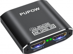 Alumiiniumist HDMI Splitter 4K - automaatne splitter 1 sisendiga ja 2 v&auml;ljundiga, toetab 4K, 3D ja 1080P Blu-Ray m&auml;ngija, HDTV, v&otilde;rgum&auml;ngija, PS3/4, Xbox, digitaalne STB jne.