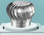 Generisch Dachwindturbinen-Kappenl&uuml;fter, runde, innenverstrebte Turbinen, antriebsloser, drehbarer, regendichter Ventilator, Dachbodenl&uuml;ftungsventilator, L&uuml;ftungs&ouml;ffnung (250 mm/9,8 Zoll)