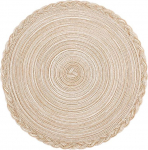 lauad, s&ouml;&ouml;gid, lauakatted, &uuml;mmargused makramee lauakatted s&ouml;&ouml;gilauale, 2 komplekt, soojendavad mittelibisevad k&ouml;&ouml;gi s&ouml;&ouml;gimatted, k&auml;sitsi valmistatud mittelibisevad lauakatted, rannalauad (pruun, 15 tolli)
