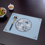 Platzdeckchen-Set, Esstischsets, 2-teiliges Tischset im chinesischen Stil, Esstisch, Sch&uuml;ssel, Tasse, Muster, K&uuml;che, Tischset, Wohnkultur (v&auml;rv : C, suurus : 30 * 40cm) (v&auml;rv : A)