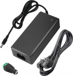24V 6A toiteadapter, toiteadapteri trafo, universaalne toiteallikas 144W AC 100-240V kuni DC 24 Volt 6 Amp toiteallikaks LED ribade, LCD monitoride jaoks - EL pistik 5.5 x 2.5/2.1 mm DC Jack