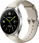 Xiaomi Watch 2 Titanium Hall korpus valge naharihmaga