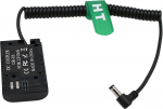 DC Barrel LP-E6N Dummy aku adapter Canon R5 R5C R6 R7 R6 7D 6D 5D Mark II SMALLHD 500 700 seeria monitorile
