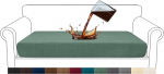 Granbest Premium vetth&uuml;lgav diivan istmepadja kate High Stretch Jacquard kangast diivanil istme kaitsekate 3-kohaline diivan (3-kohaline, Matcha Green)