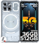 DOOGEE Blade GT Ultra 5G mobiiltelefon ilma lepinguta, 36 GB RAM + 512 GB ROM, 4nm MediaTek 7300, 100 MP AI kaamera, 6,72-tolline FHD + 120 Hz v&auml;litingimustes kasutatav nutitelefon Android 14, LED-valgus/5500mAh/33W