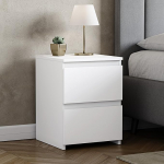 Vida Designs Denver Suur &ouml;&ouml;kapp 2 sahtliga Magamistoa hoiukapp Modernne &ouml;&ouml;kapp K48 x L39,5 x S39,5 cm (valge)