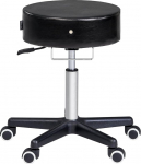Master Massage Costco Rolling Stool, p&ouml;&ouml;rlev tool, t&ouml;&ouml;jalg, praktikaj&auml;lg, kosmeetikaj&auml;lg, must
