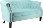 13609 Diivan Diivan Velvet Turquoise 140 cm