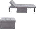 Atlantic Home Collection tool / lamamistool / tugitooli Finn Polyester Hall B x S x K: 80 cm x 72 cm x 43 cm