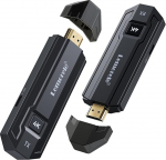 Lemorele 4K HDMI traadita saatja ja vastuv&otilde;tja, 5G HDMI traadita &uuml;lekanne toetab 8 TXS kuni 1 RX video ja heli striimimiseks s&uuml;learvutist / arvutist / kaamerast monitorile / projektorile / telerile