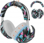 WC ShellZ XM6 - Sony WH-1000XM6 k&otilde;rvaklappidega &uuml;hilduv silikoonist k&otilde;rvaklappide ja peapaela &uuml;mbris Wicked Cushions | Premium Silicone | 90's Black