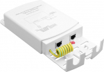 Gigabit-PoE-Ethernet-&Uuml;berspannungsschutz f&uuml;r den Au&szlig;enbereich, IEEE 802.3af/at/bt, 1000 Mbit/s, wasserdichtes Au&szlig;en-Ethernet, Blitzschutz 5 kA, IP65, Wandmontage, Plug-and-Play