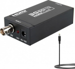 GRACETOP SDI to HDMI Converter, 1080P @ 50 / 60Hz SDI to HDMI Video Audio Adapter toetab SD-SDI HD-SDI ja 3G-SDI signaaliformaate, kasutatakse HD monitoride v&otilde;i projektorite kodukino jne jaoks