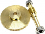 Mitre Gearbox 1 t&uuml;kk Worm Gearbox 0.5 moodul kardaaniga 1:20 30 40 40 50 60 60 70 80 100 Turbine Copper Bearing Reducing Gear Sprocket Mechanical (1 Ratio 100-6 mm)