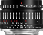 TTArtisan 35mm F0.95 APS-C Manual Focus Camera Lens, Super Large Aperture, Retro Style, Lightweight Camera Lens for Sony E Mount