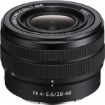 Sony SEL-2860 Standard Zoom Lens (28-60mm, F4-5.6, Full Format, Suitable for A9, A7, A6000, A5100, A5000 and Nex Series, E-Mount) Black