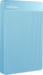UnionSine v&auml;line k&otilde;vaketas 500GB Ultra Thin Portable 2.5 Inch USB 3.0 SATA k&otilde;vaketas PC, Mac, lauaarvuti, s&uuml;learvuti, Wii U, Xbox, PS4, (roosa) HD2510