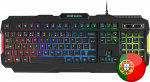Mars Gaming MRK0PORTU, m&auml;nguklaviatuur, RGB Rainbow taustavalgustus, Antighosting, portugali keel